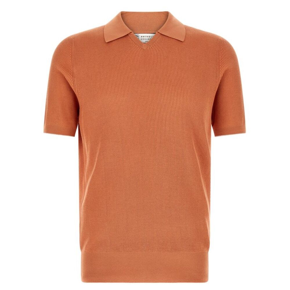 Brunello Cucinelli Men English Coast Polo Shirt